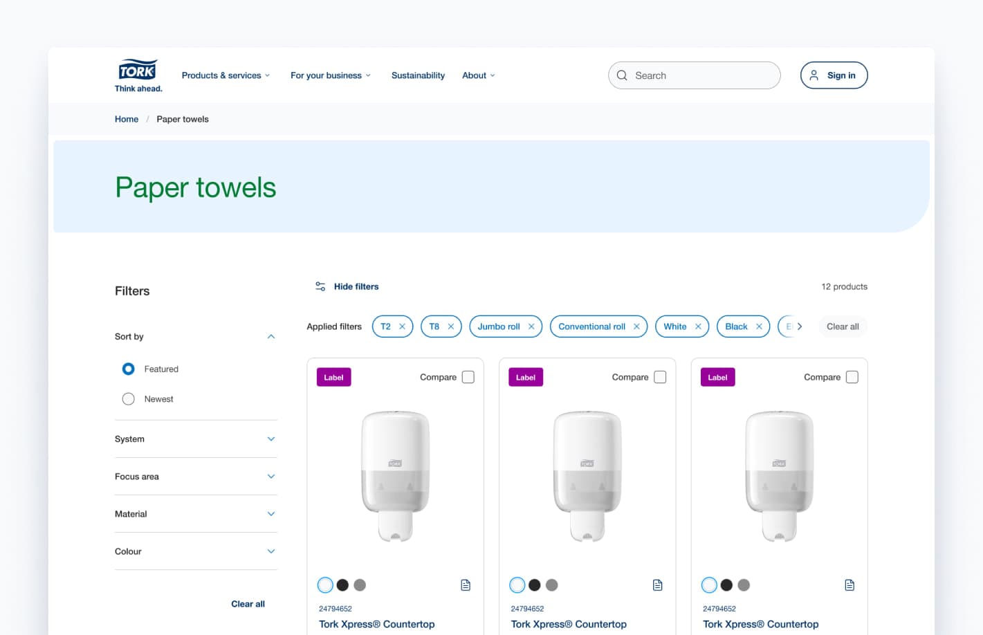 Tork Design System media 18